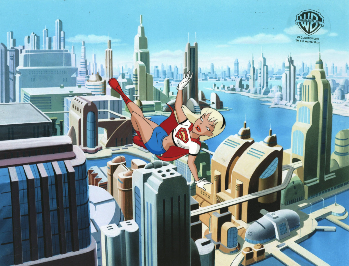 Superman the Animated Series Original Production Cel: Supergirl
