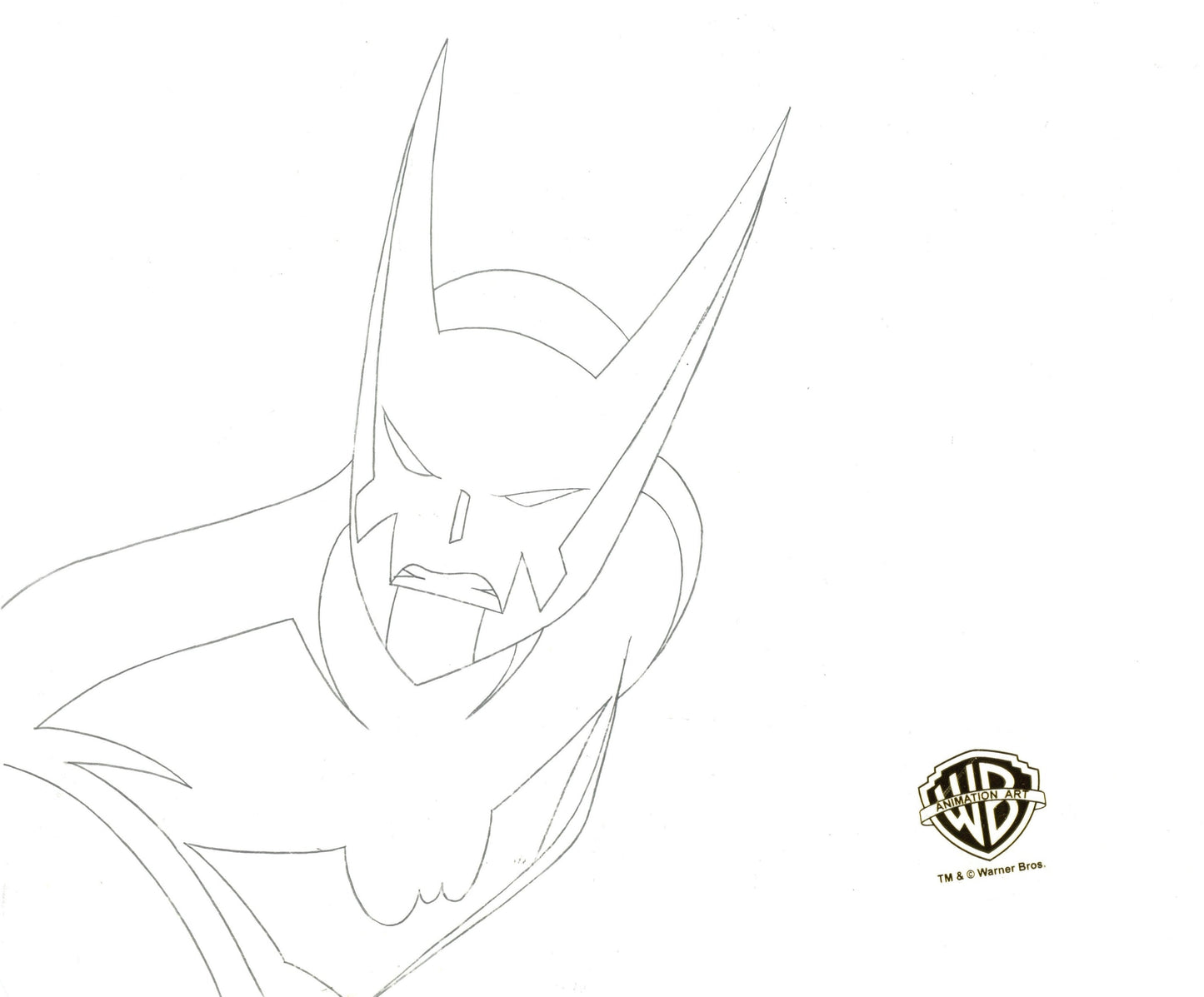 Batman Beyond Original Production Drawing: Batman