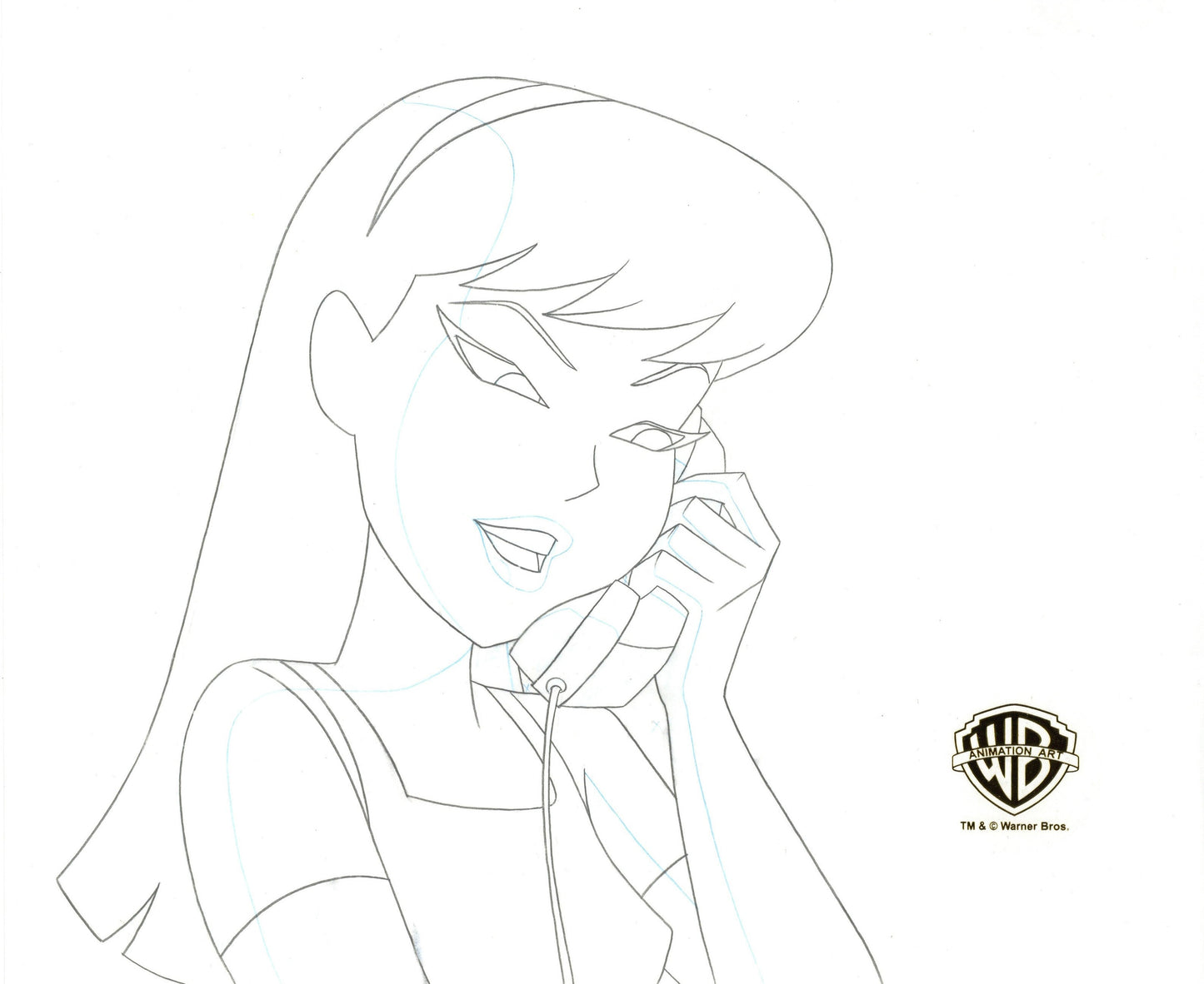The New Batman Adventures Original Production Drawing: Kara (Supergirl)
