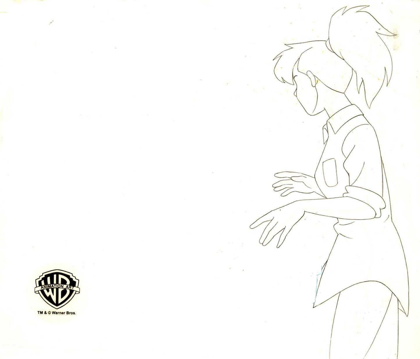 Batman The Animated Series Original Production Cel with Matching Drawing: Pamela, Harleen