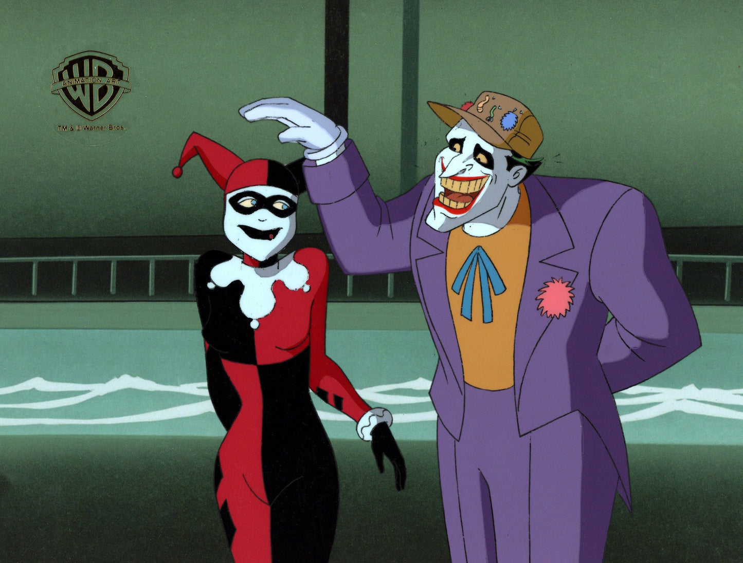 Batman The Animated Series Original Production Cel: Harley, Joker