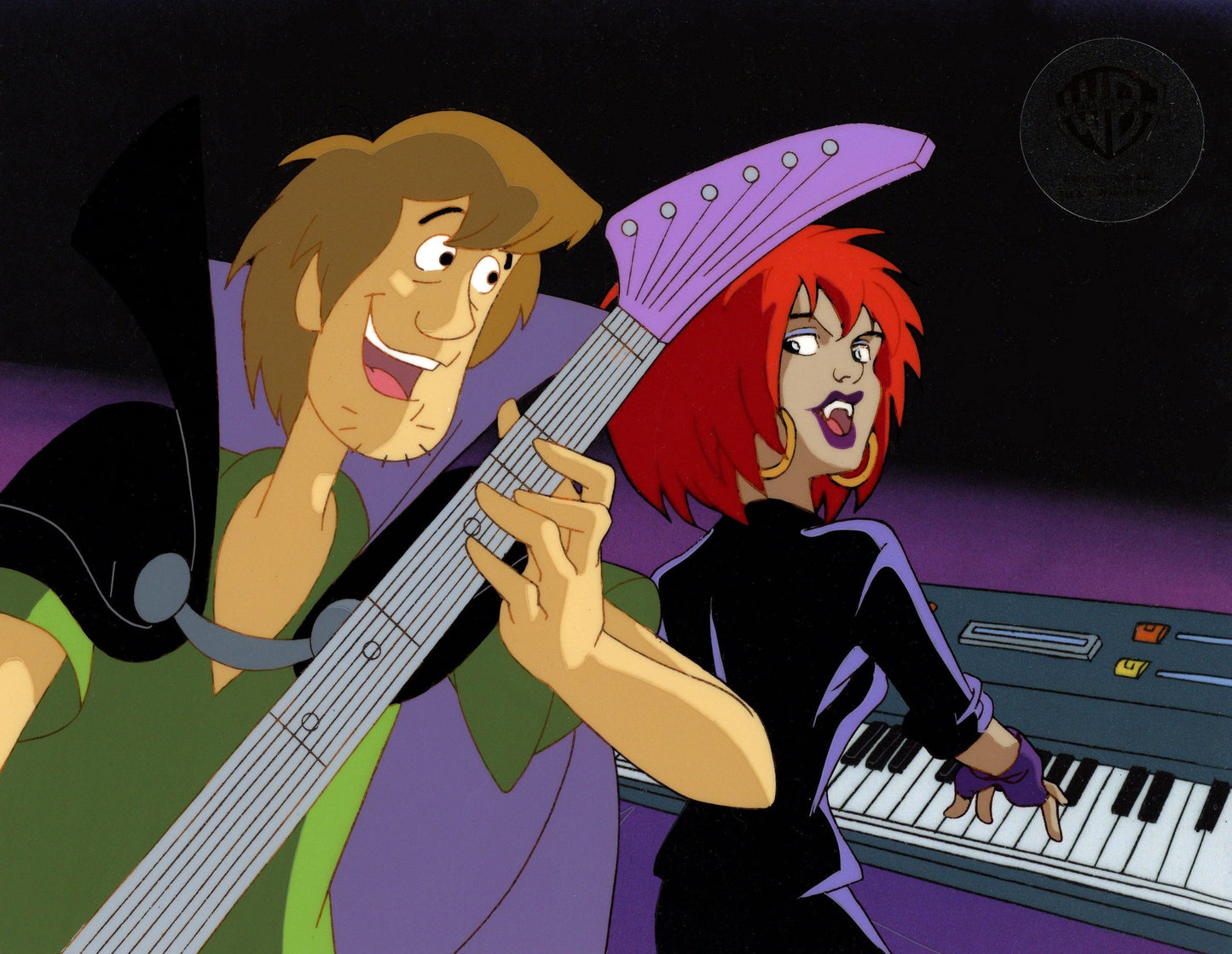 Scooby-Doo and the Witch's Ghost Original Production Cel with Matching Drawings: Shaggy, Luna