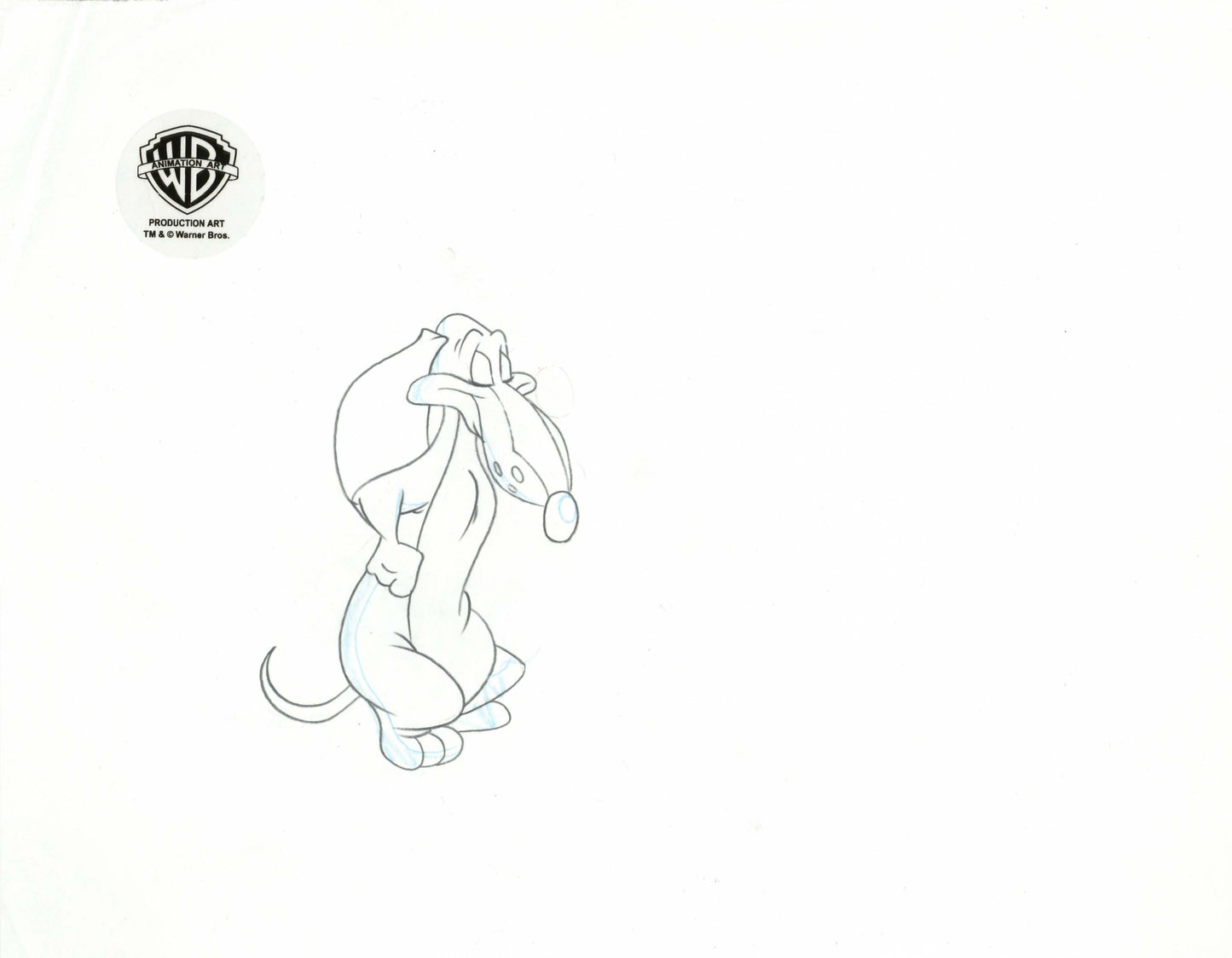Animaniacs Original Production Cel with Matching Drawings: Minerva, Newt