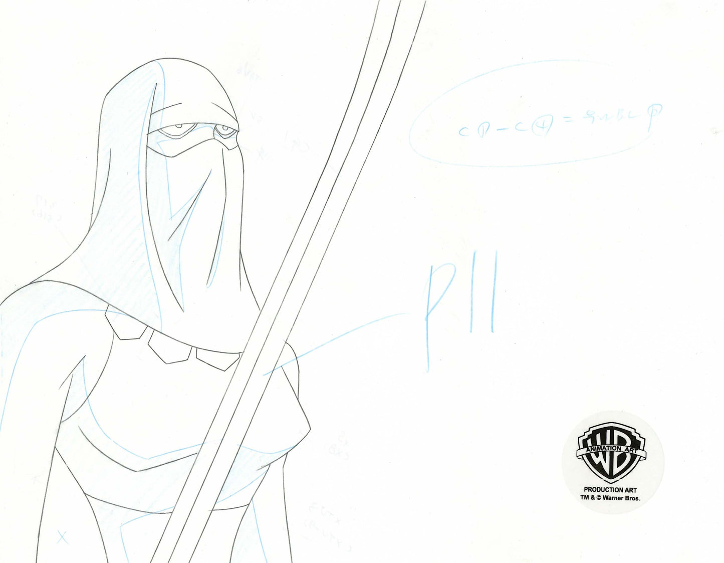 Batman Beyond Original Production Drawing: Curare