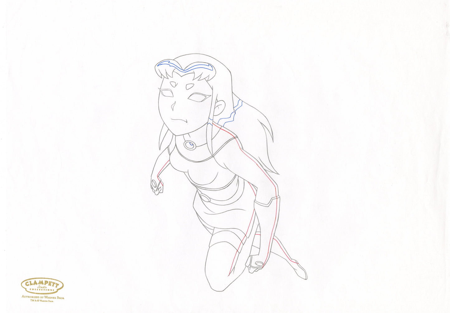 Teen Titans Original Production Drawing (Oversize): Blackfire