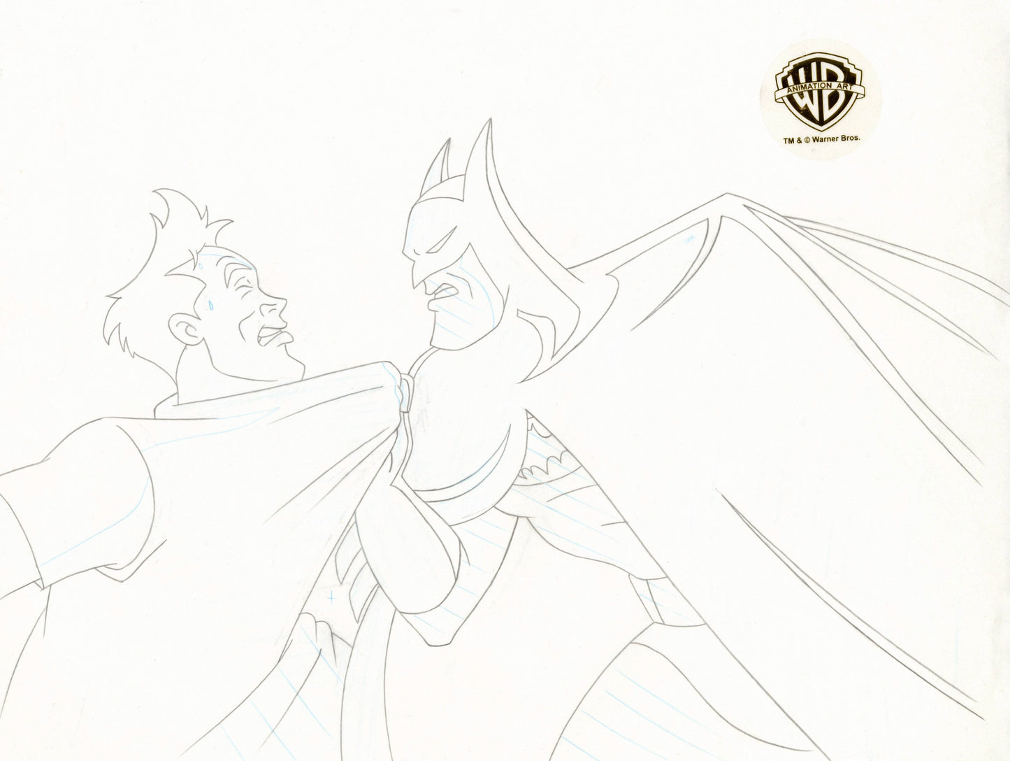 Batman: Mask of the Phantasm Original Production Drawing: Batman