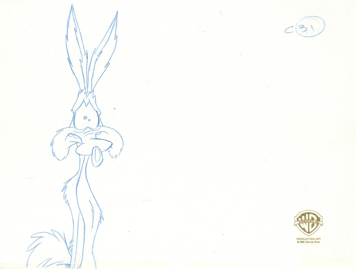 Energizer Commercial Original Production Drawing: Wile E. Coyote