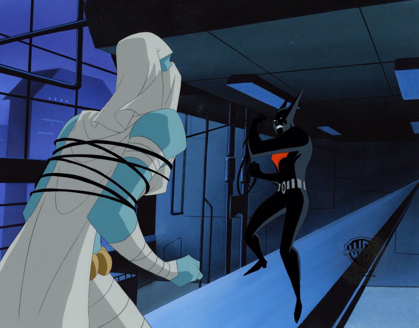 Batman Beyond Original Production Cel: Batman and Curare