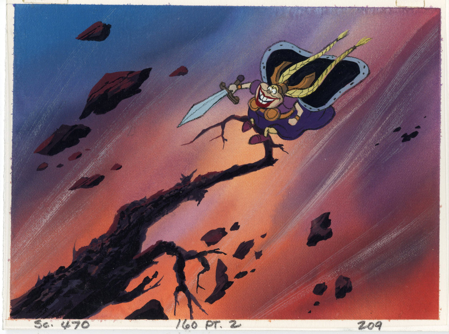 A Troll in Central Park Original Concept Painting: Queen Gnora