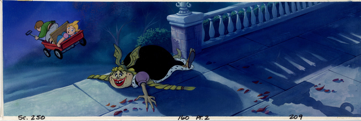 A Troll in Central Park Original Concept Painting: Gus, Rosie, Queen Gnora