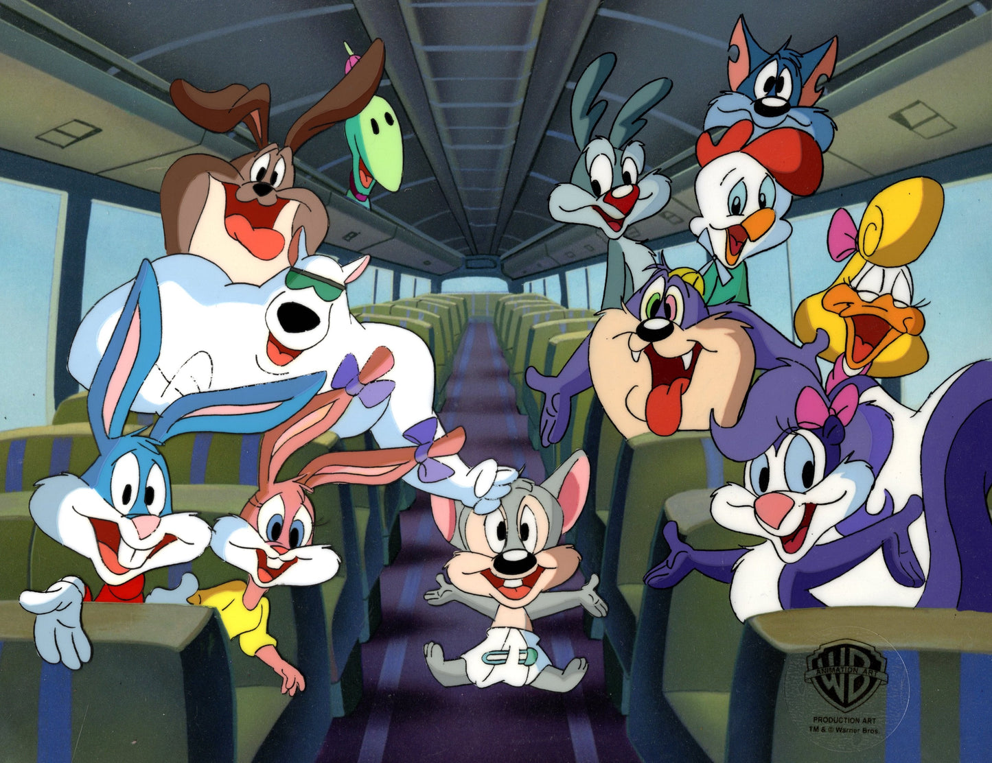 Tiny Toon Adventures Original Production Cel: Tiny Toons Cast