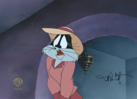 Looney Tunes Original Production Cel signed by Darrell Van Citters: Penelope Pussycat