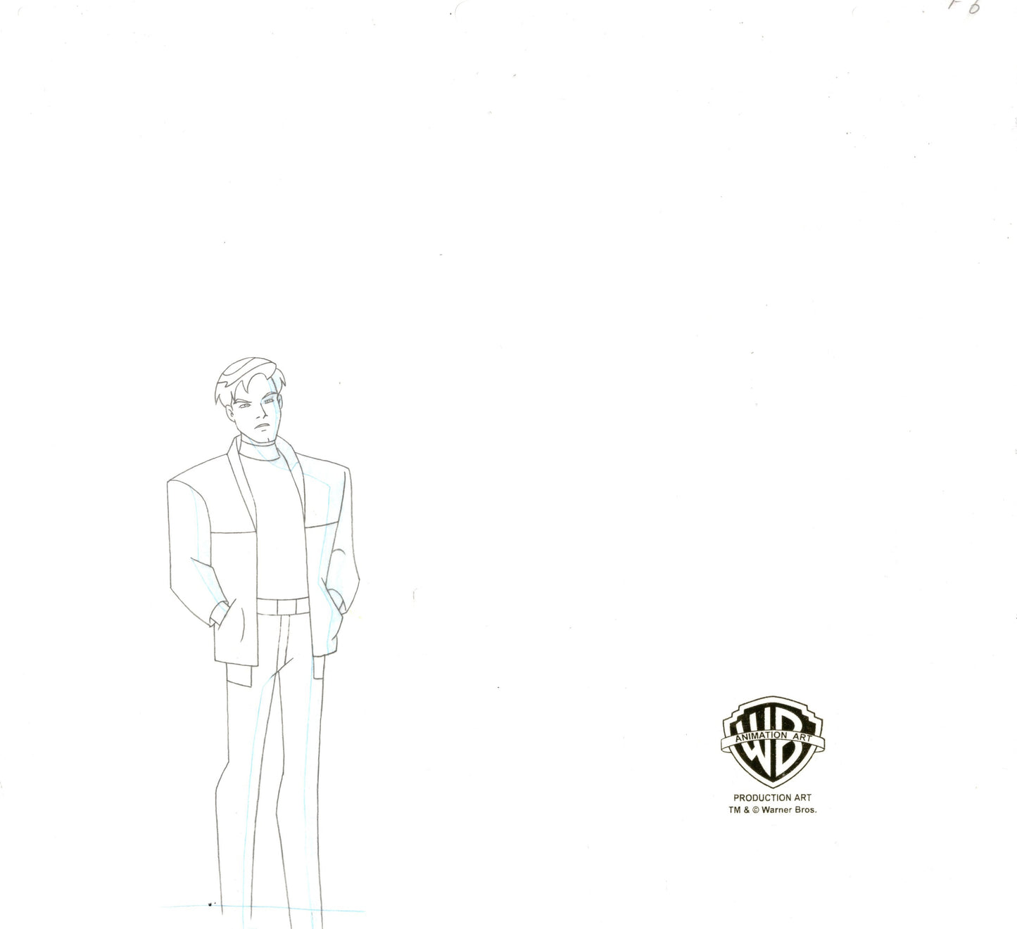 Batman Beyond Original Production Cel with Matching Drawing: Terry, Bruce