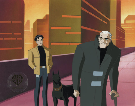 Batman Beyond Original Production Cel with Matching Drawing: Terry, Bruce