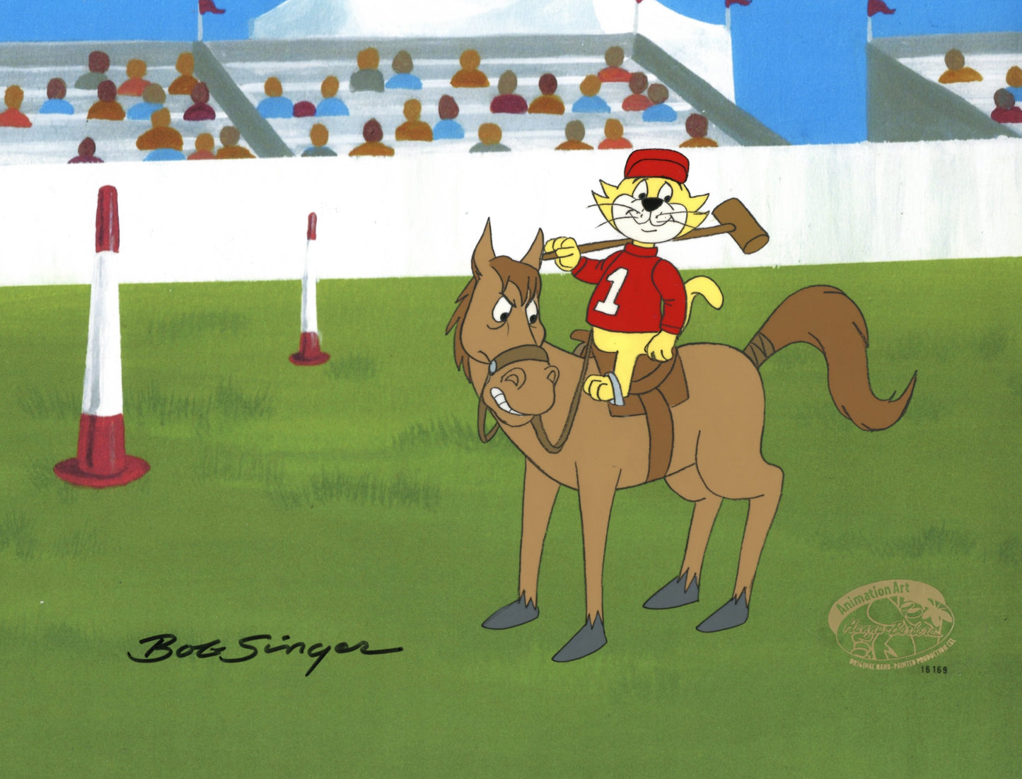 Top Cat Original Production Cel signed by Bob Singer