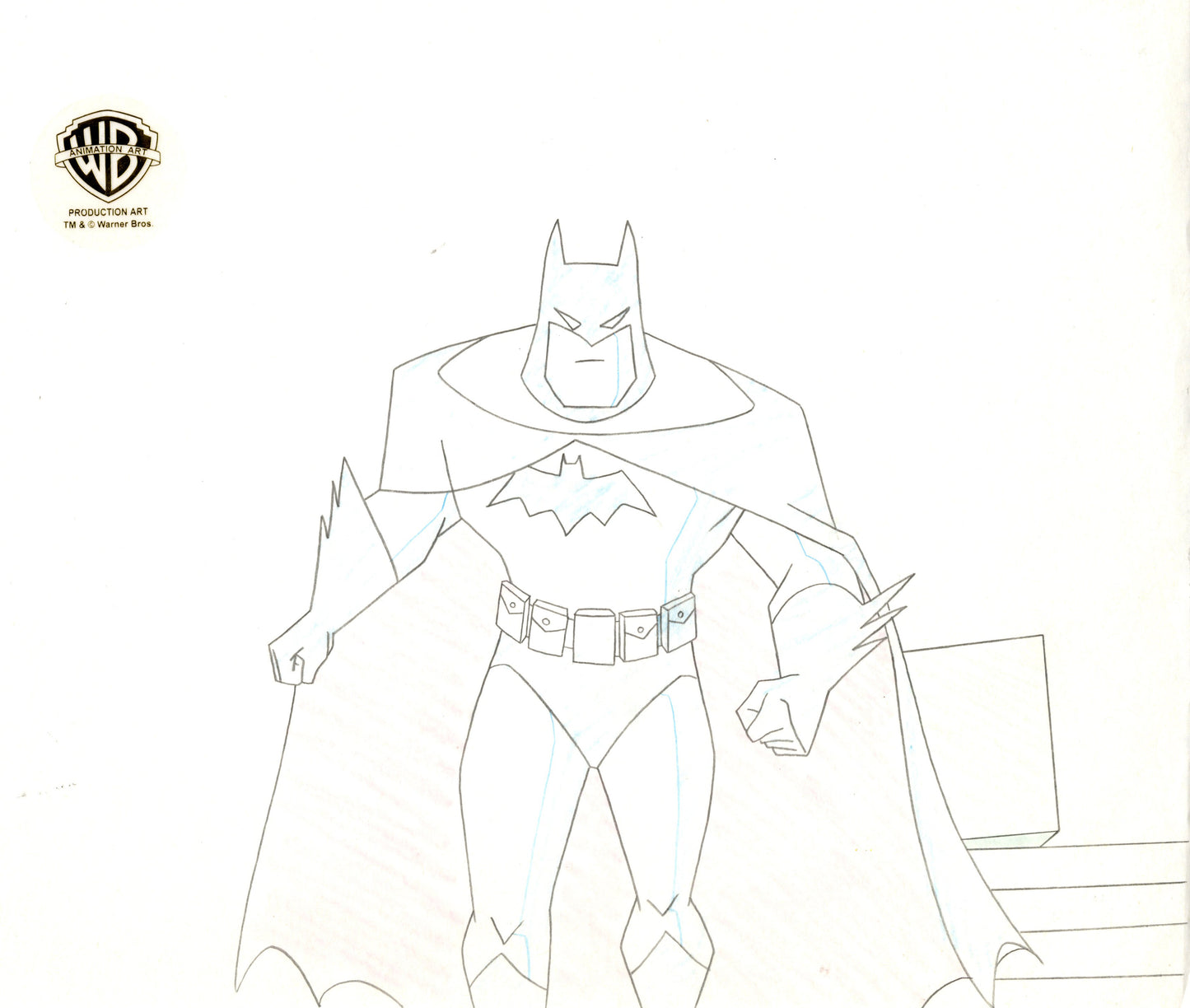 The New Batman Adventures Original Production Drawing: Batman