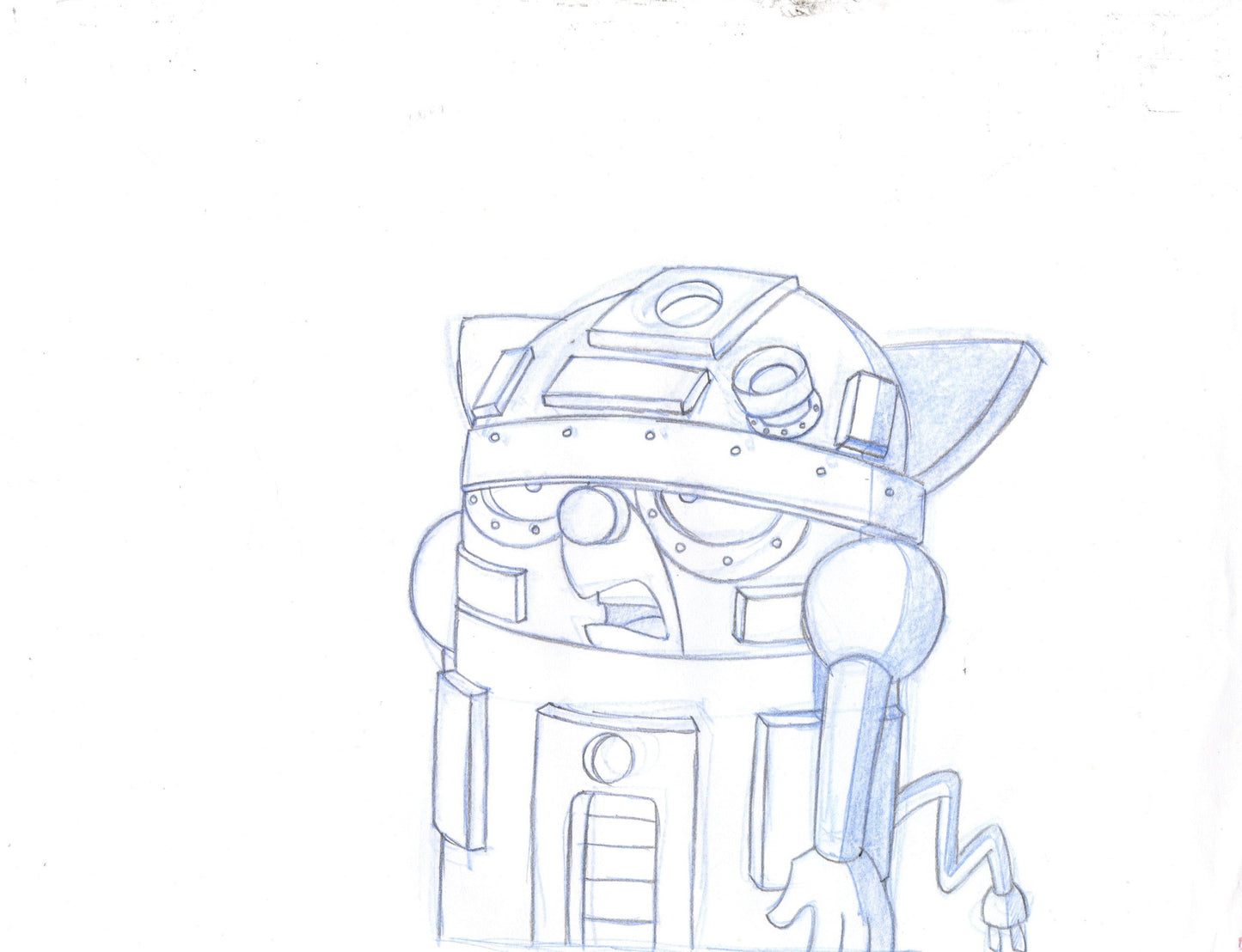 Pinky And The Brain Original Production Drawing: Brain2- Me2 Original Production Drawing Warner Bros. Studio Art Unframed