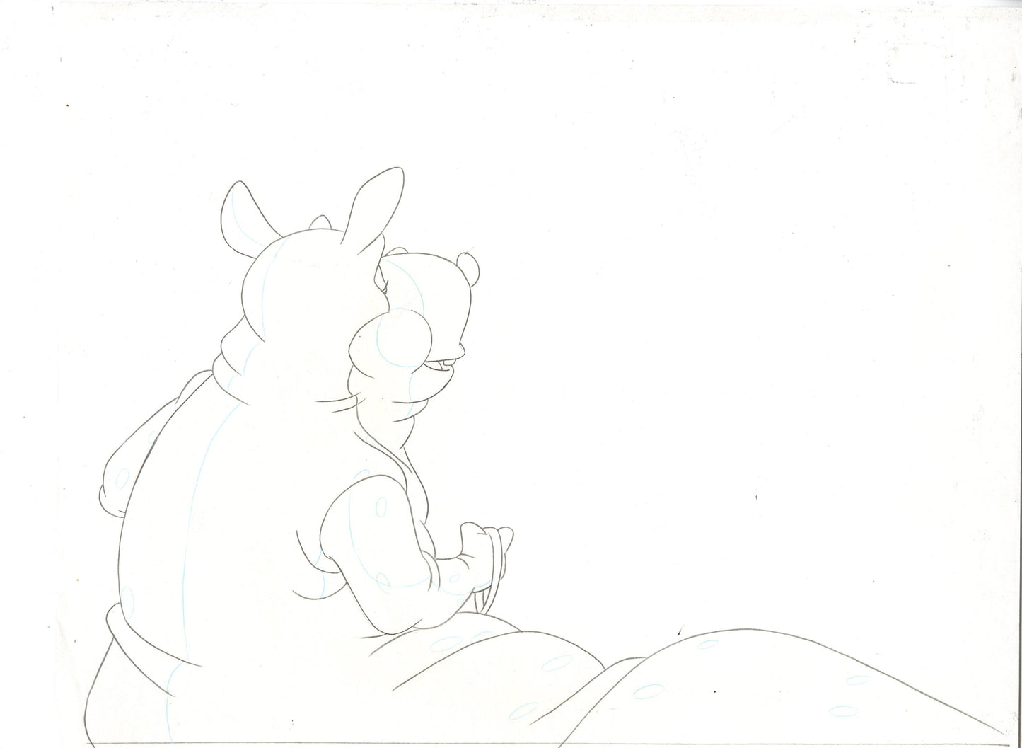 Pinky and the Brain Original Production Cel With Matching Drawing: Yak Soho, Chewbooboo, Flabby