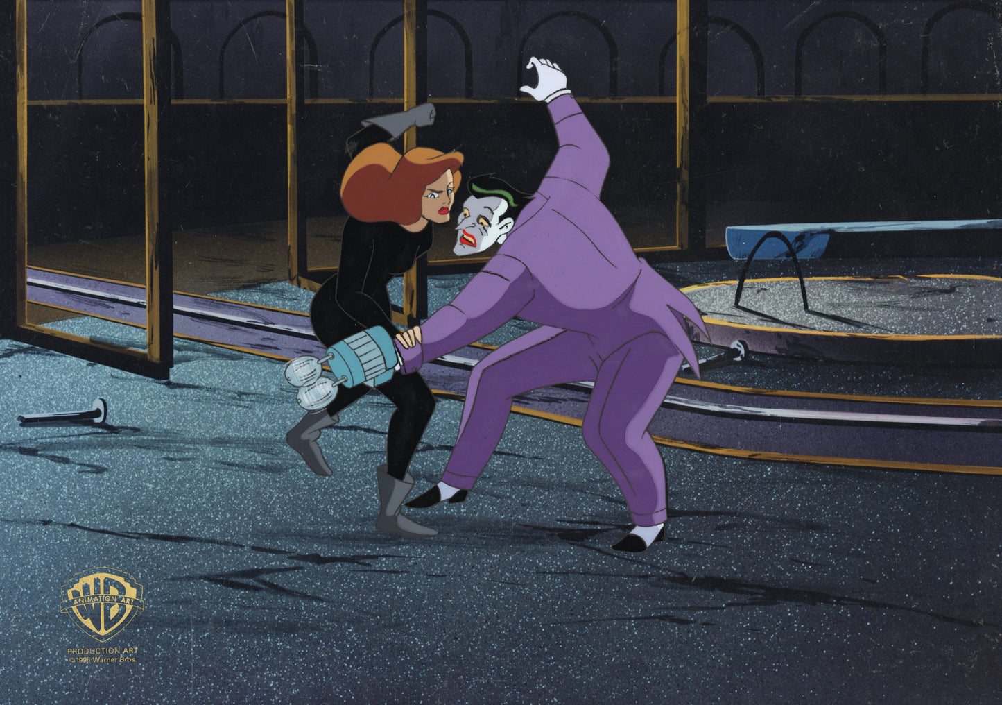 Batman Mask of the Phantasm Original Production Cel: Andrea and Joker