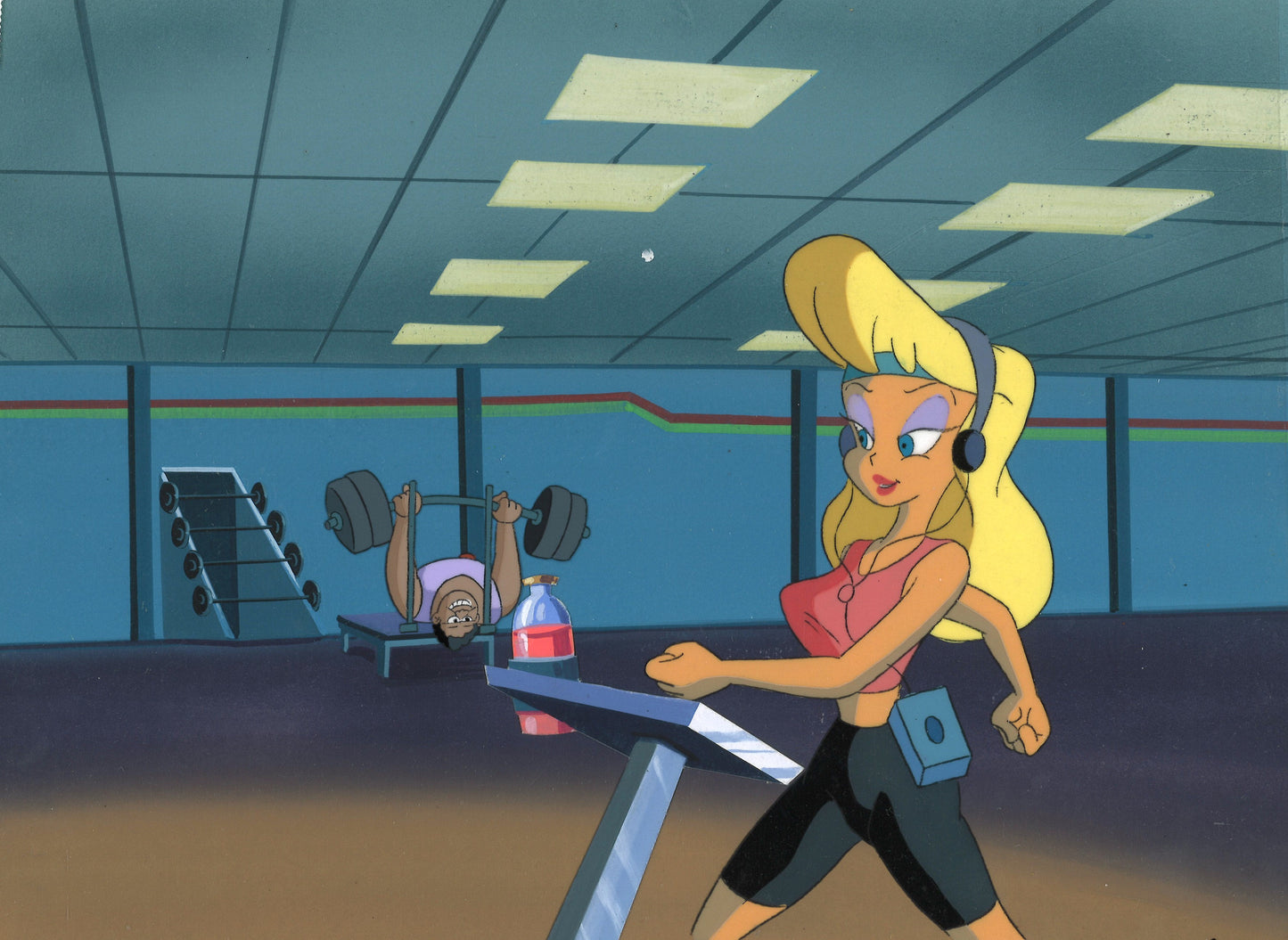 Animaniacs Original Production Cel on Original Background: Hello Nurse