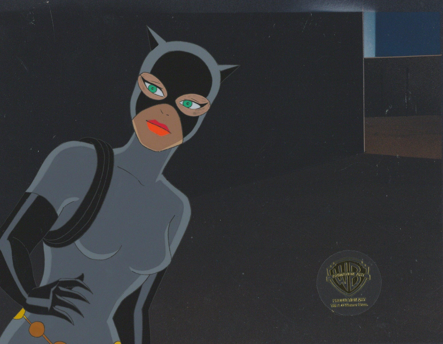 Batman The Animated Series Original Production Cel: Catwoman Original Production Cel DC Comics Studio Artist Unframed