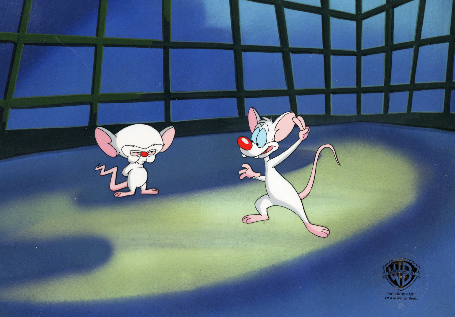 Pinky And The Brain Original Production Cel: Pinky and Brain