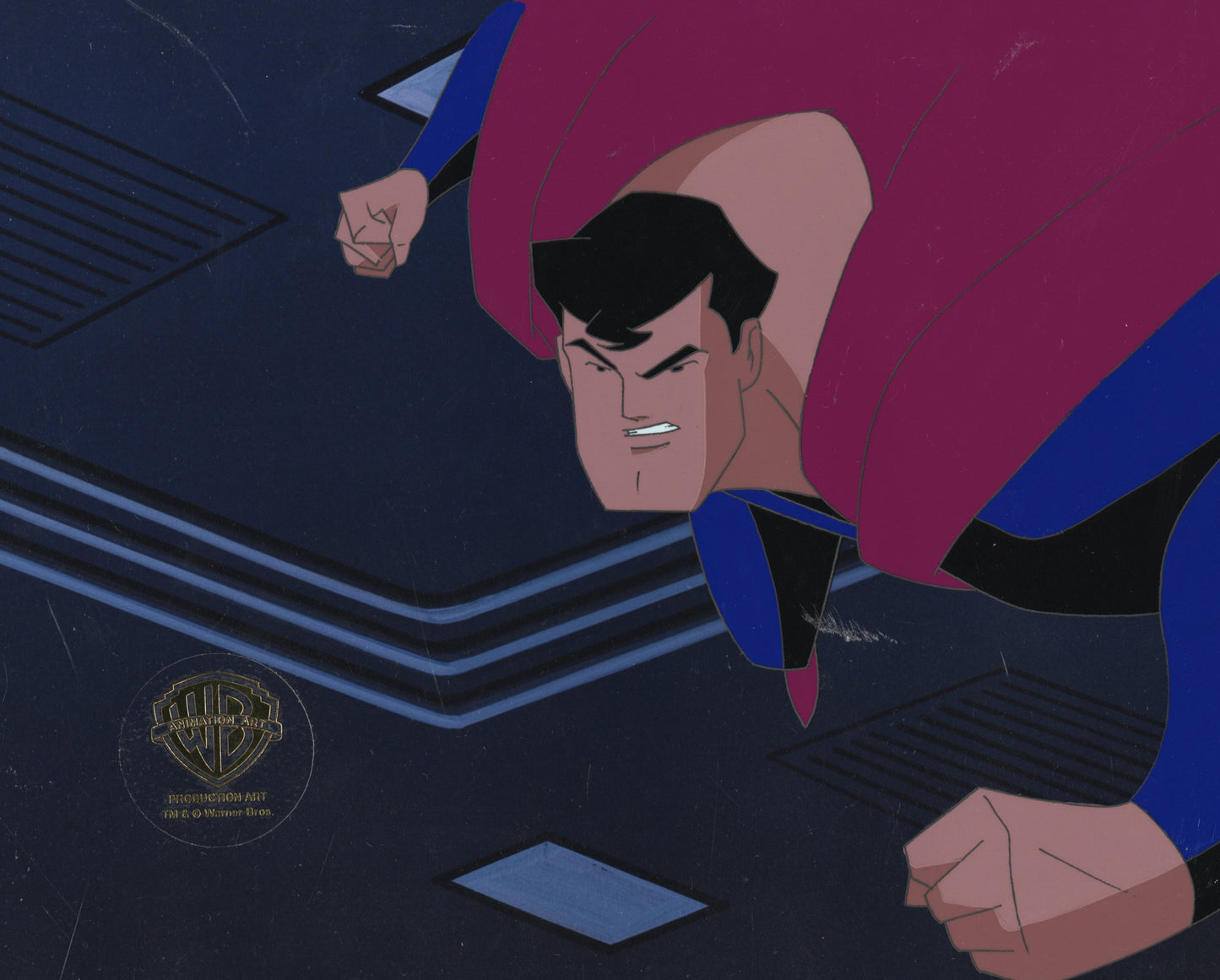 Superman the Animated Series Original Production Cel: Superman