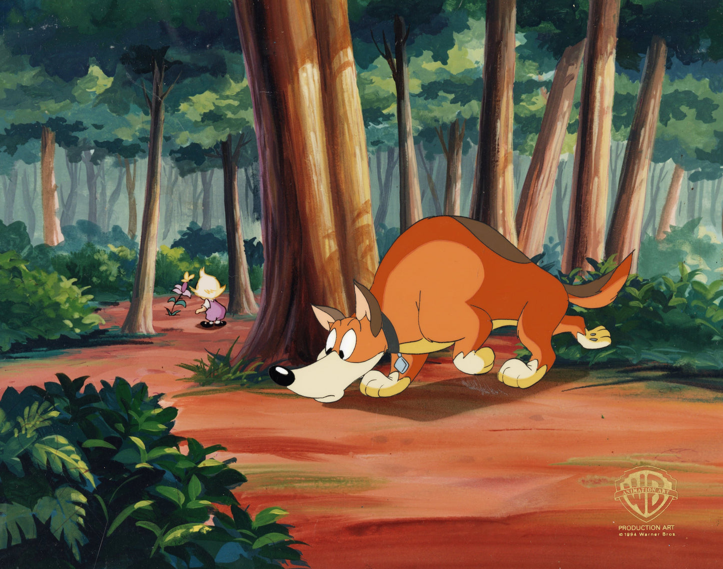 Animaniacs Original Production Cel: Mindy and Buttons