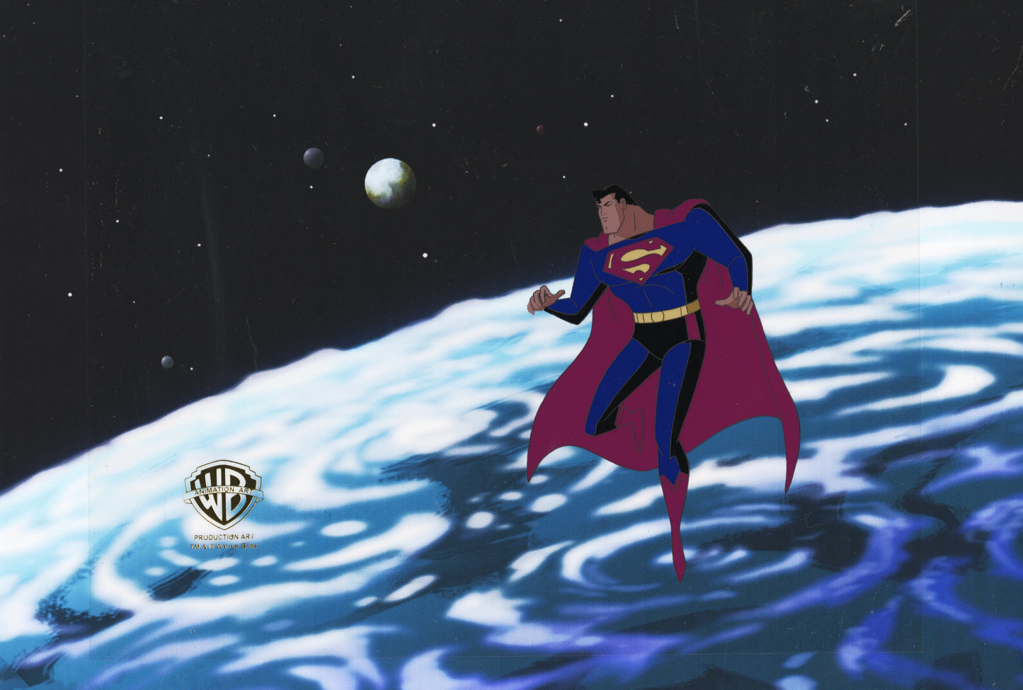 Superman The Animated Series Original Production Cel: Superman