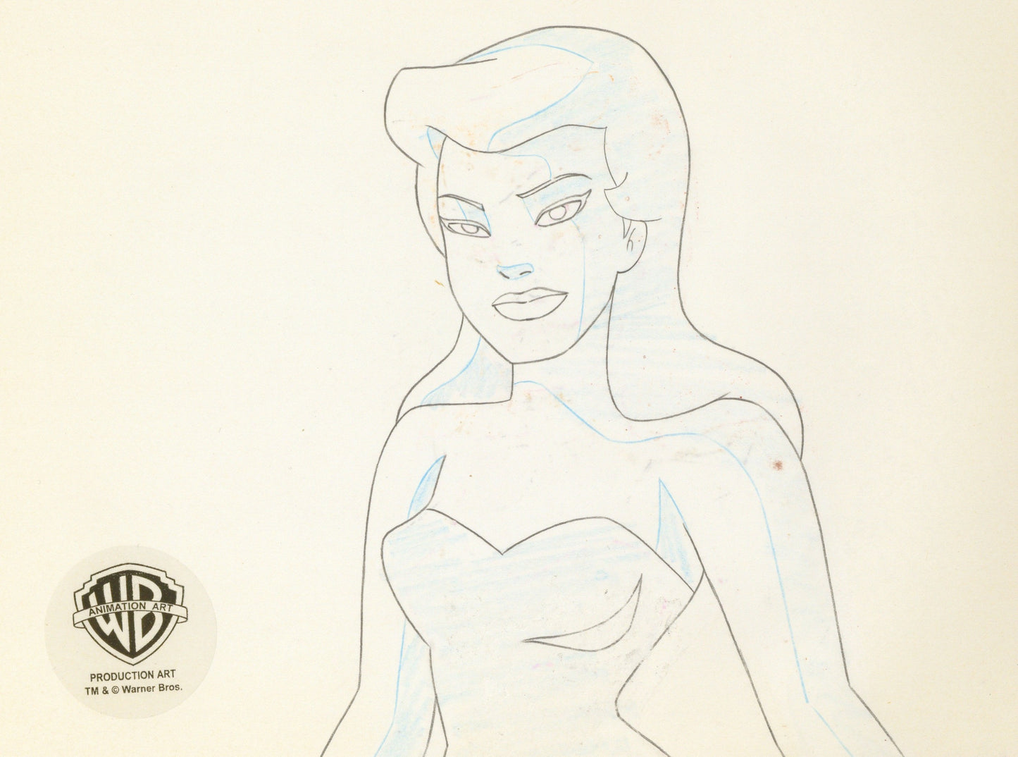 Batman The Animated Series Original Production Drawing: Poison Ivy