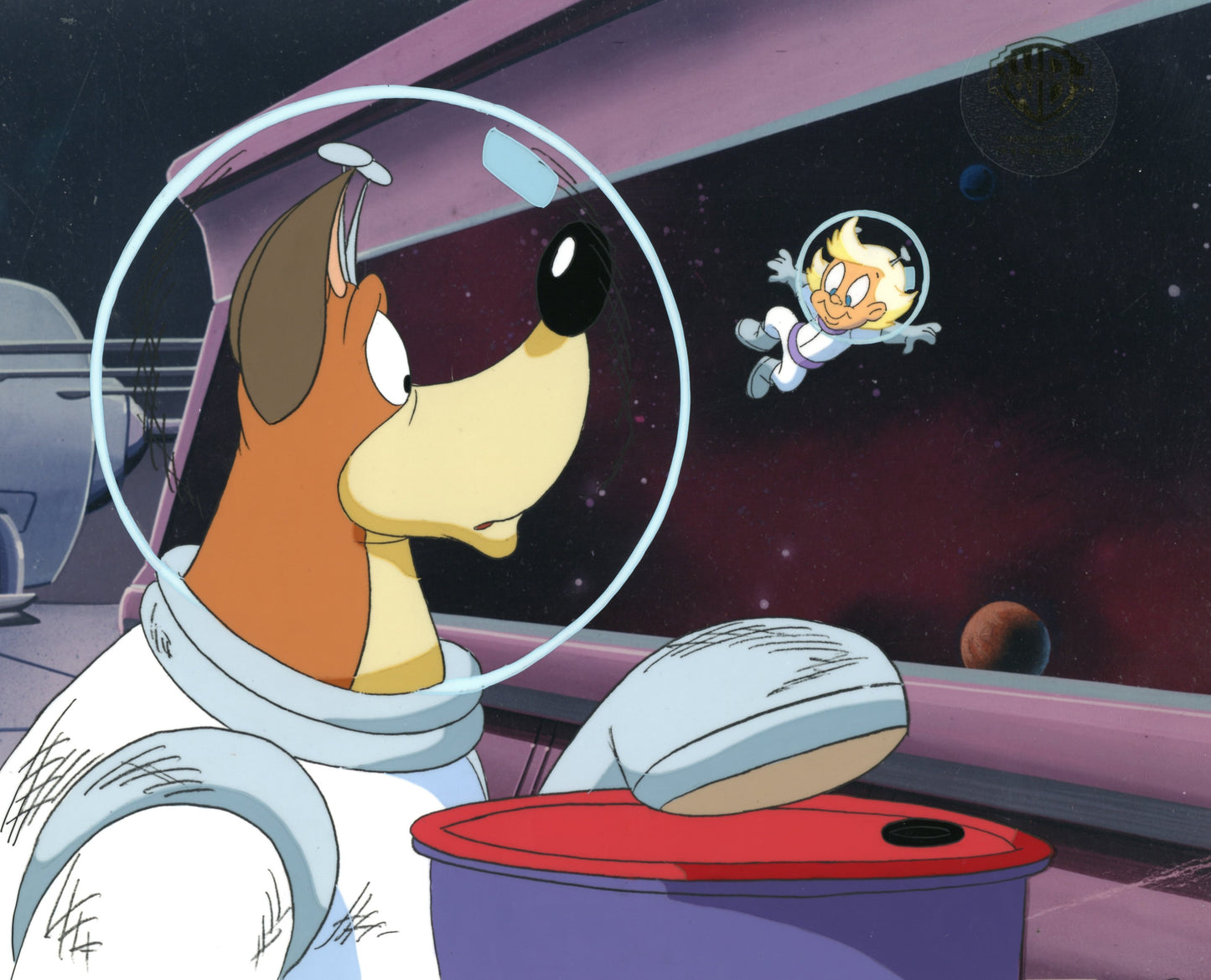 Animaniacs Original Production Cel: Mindy and Buttons