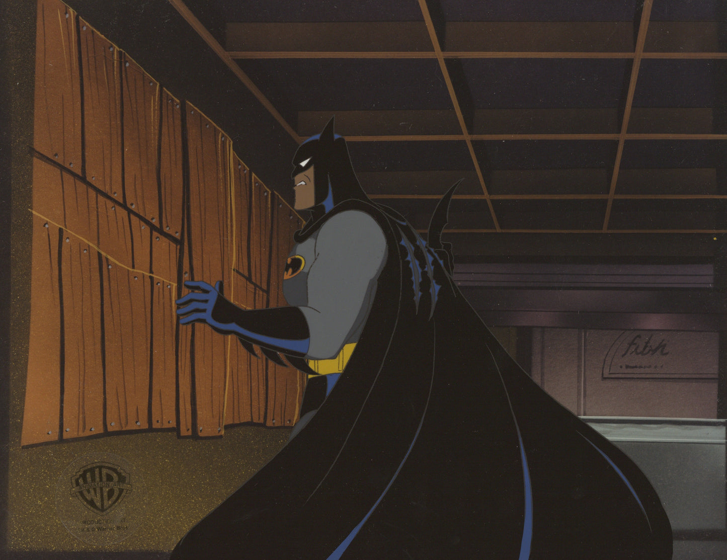 Batman The Animated Series Original Production Cel: Batman