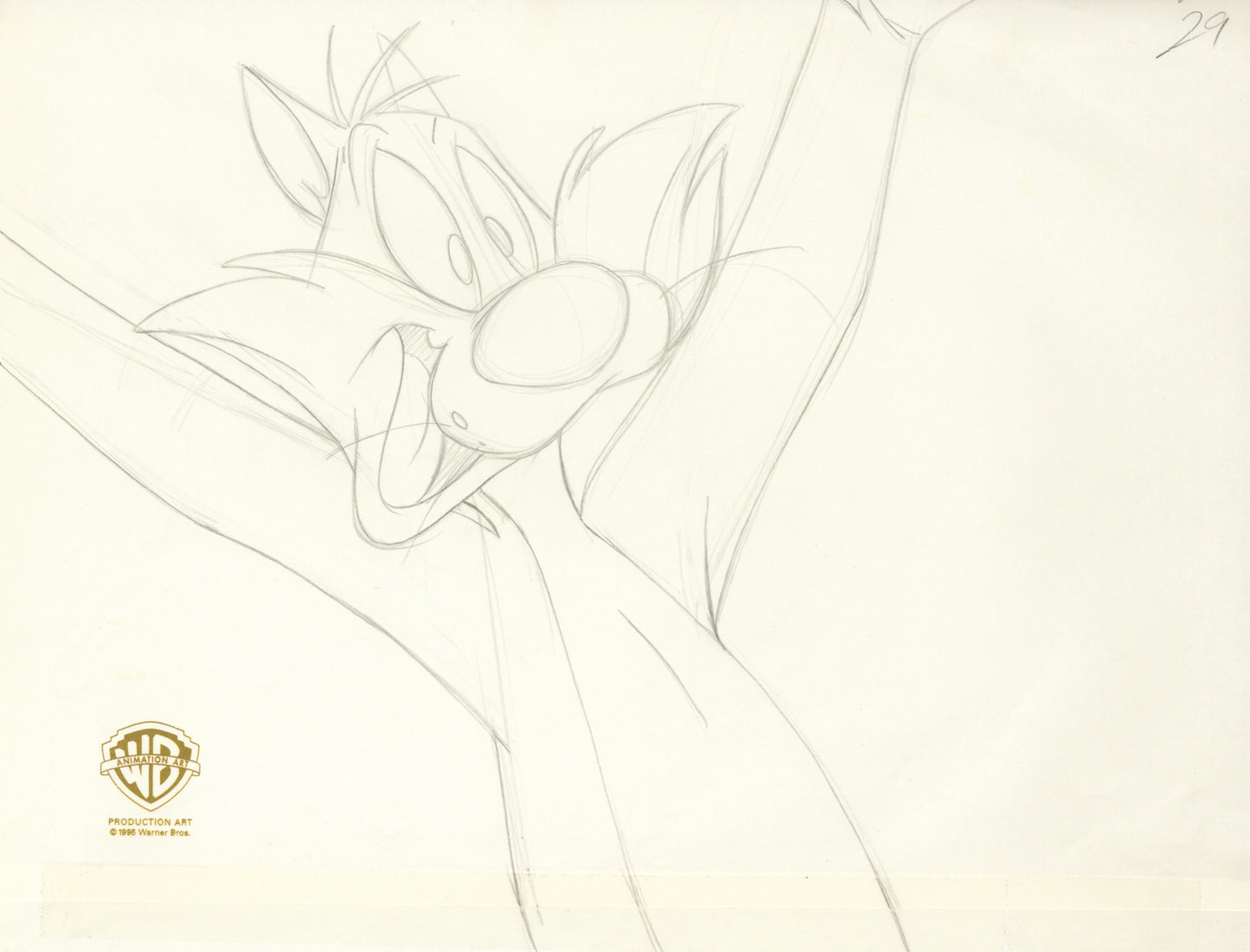 McDonalds Commercial "Michael Jordan McBacon Deluxe" Original Production Drawing: Sylvester