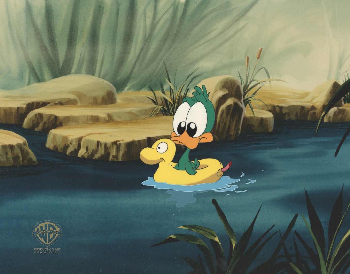 Tiny Toons Original Production Cel: Plucky Duck