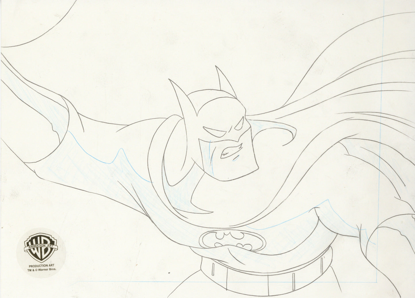 Batman The Animated Series Original Production Drawing: Batman