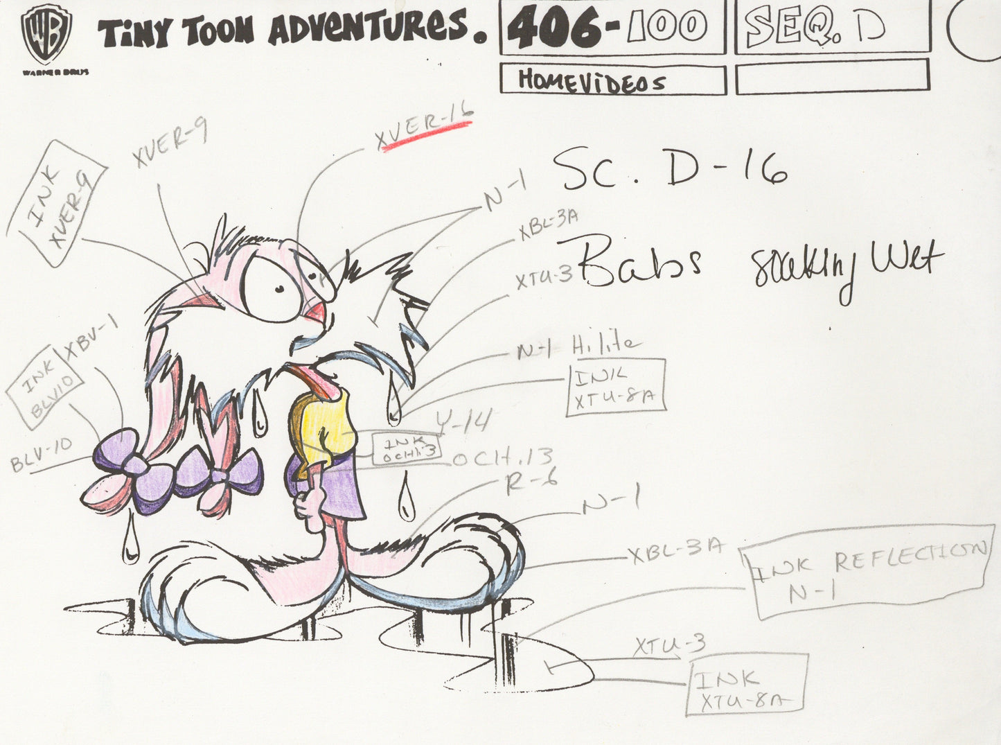 Tiny Toons Color Call Out Set: Babs