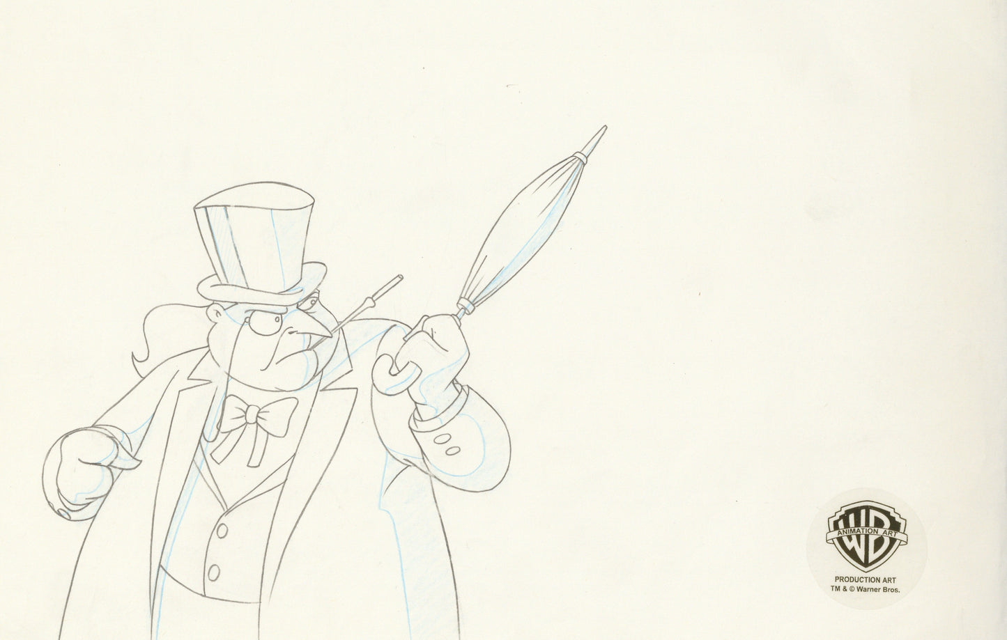 Batman The Animated Series Original Production Drawing: Penguin