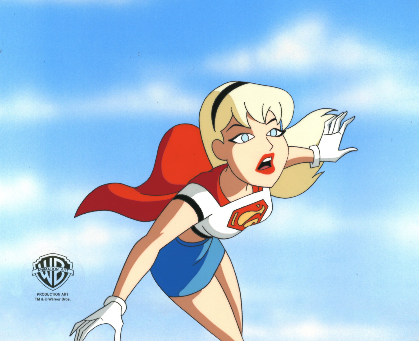 Superman the Animated Series Original Production Cel: Supergirl