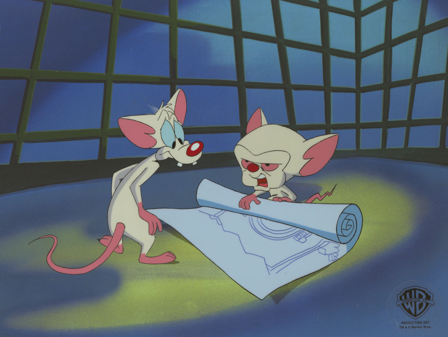 Pinky And The Brain Original Production Cel: Pinky and Brain