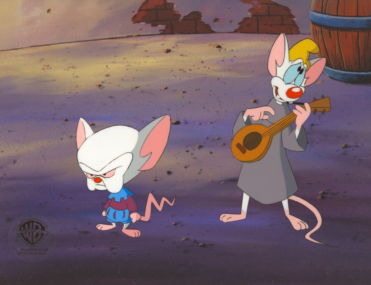 Pinky And The Brain Original Production Cel: Pinky and Brain
