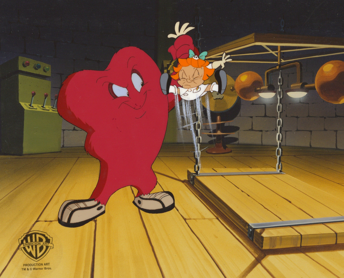 Tiny Toons Original Production Cel: Elmyra and Gossamer