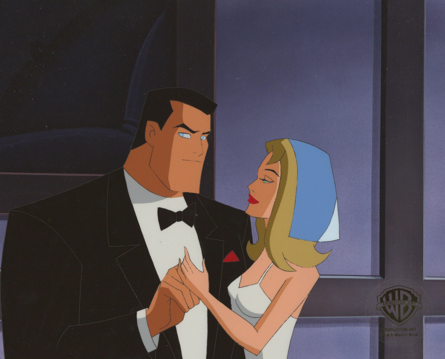 The New Batman Adventures Original Production Cel: Bruce Wayne and Susan