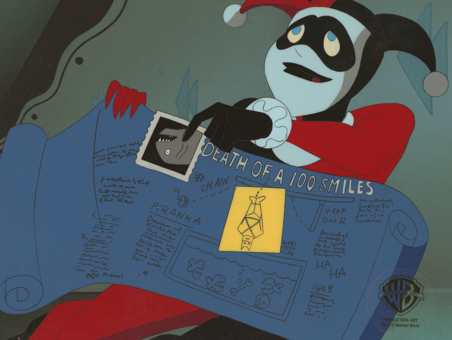 Batman The Animated Series Original Production Cel: Harley Quinn