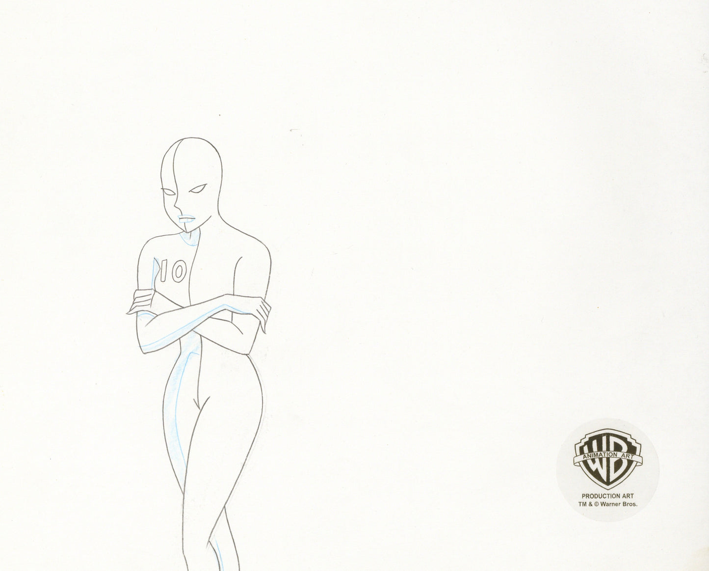 Batman Beyond Original Production Drawing: Ten