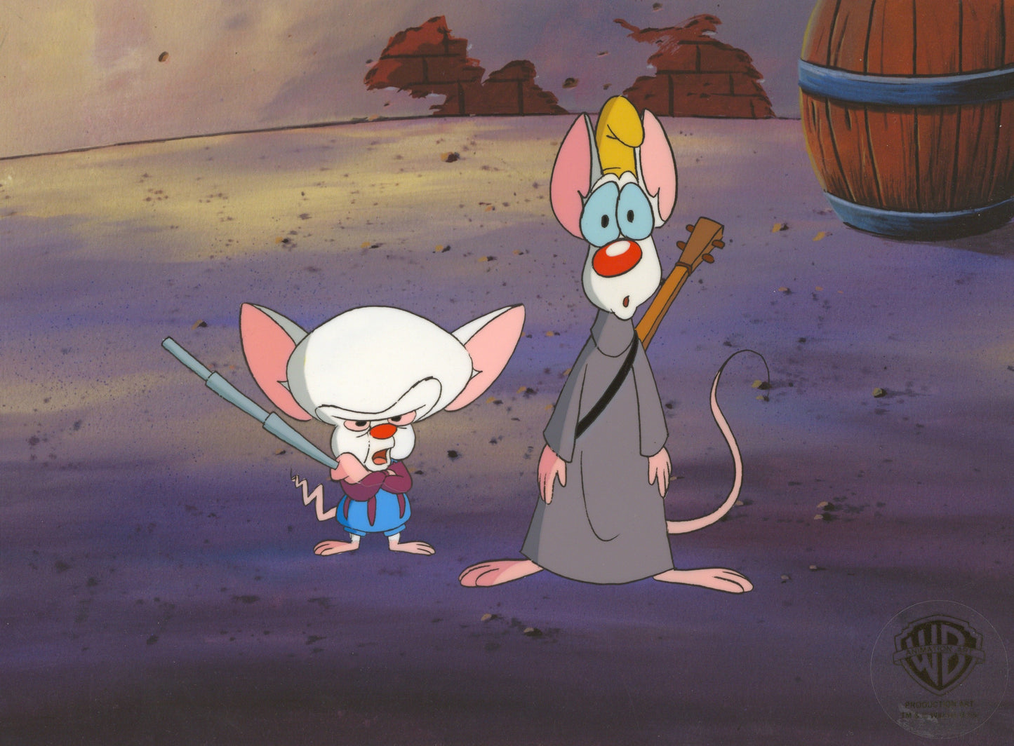 Pinky And The Brain Original Production Cel: Pinky and Brain