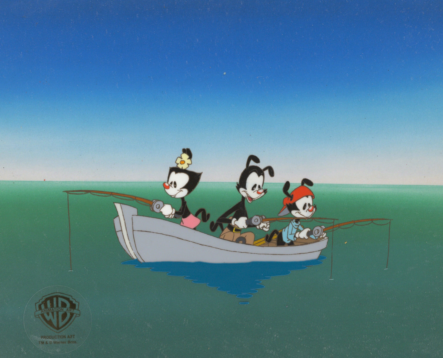 Animaniacs Original Production Cel: Yakko, Wakko, and Dot
