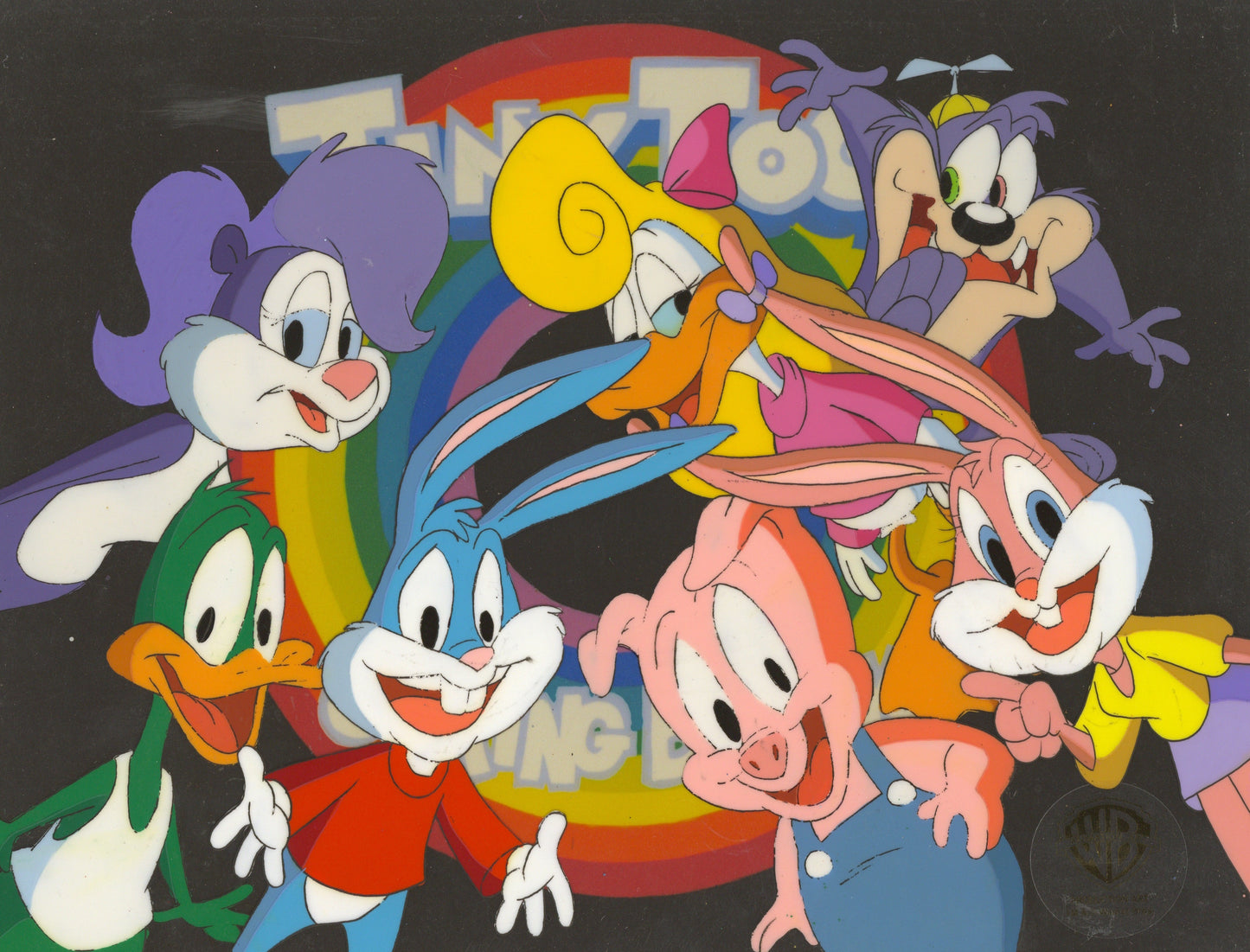 Tiny Toons Original Production Cel: Tiny Toons Cast