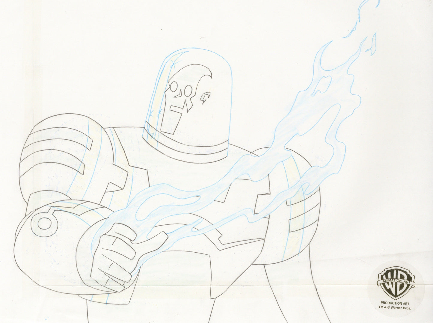 Batman Beyond Original Production Drawing: Mr. Freeze