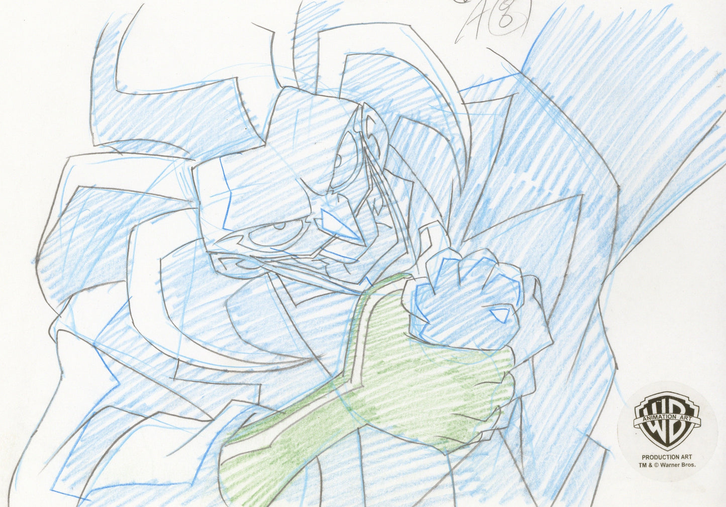 The Batman Original Production Drawing: Joker