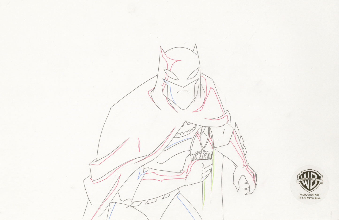 The Batman Original Production Drawing: Batman